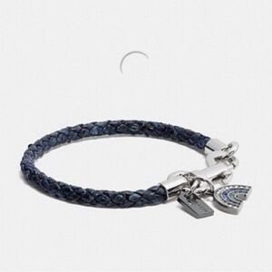 Coach Snakeskin Rainbow Charm Bracelet